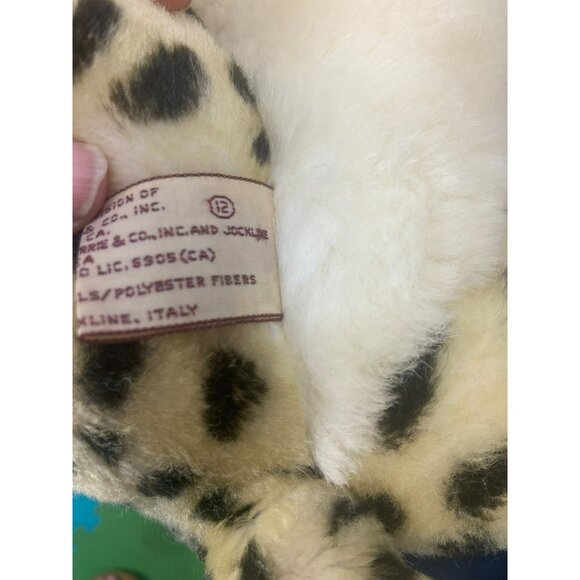 Vintage Avanti Wallace Berrie Leopard Stuffed Plush Applause Toy 12 Inches - Picture 6 of 6